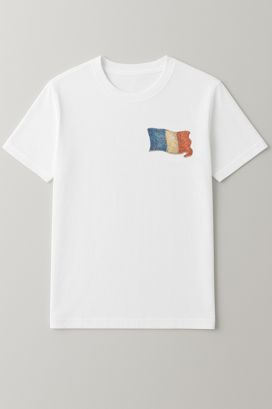 France Claude Monet Heritage White Tee