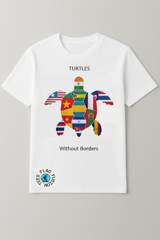 Unisex Turtle White Tee