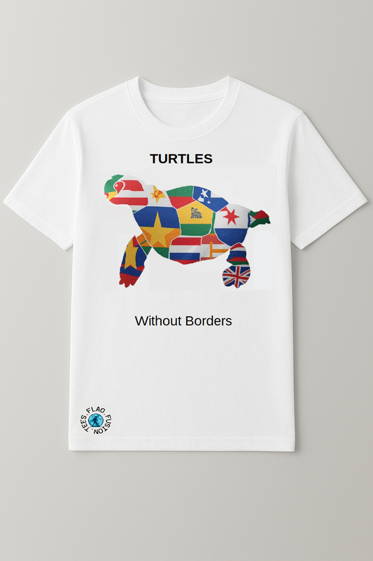 Unisex Turtle White Tee